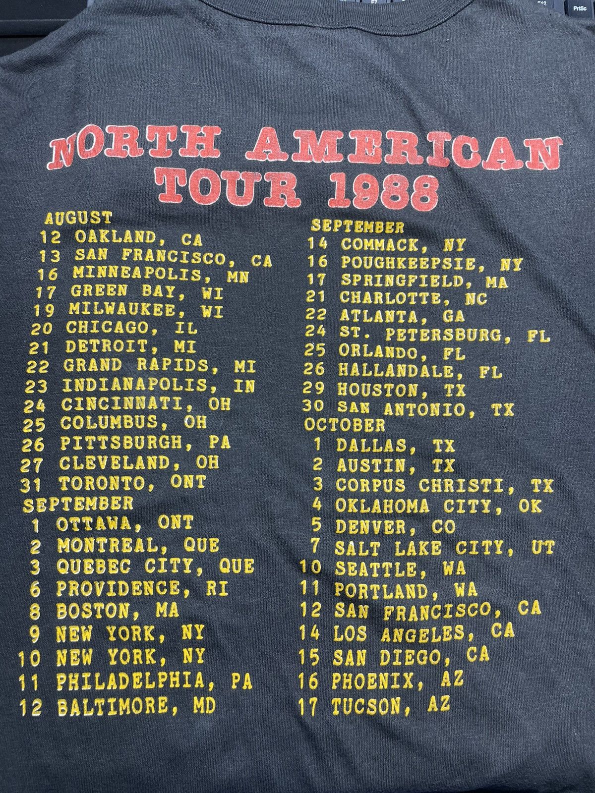Vintage Vintage King Diamond 1988 North American Tour Size US L / EU 52-54 / 3 - 5 Thumbnail