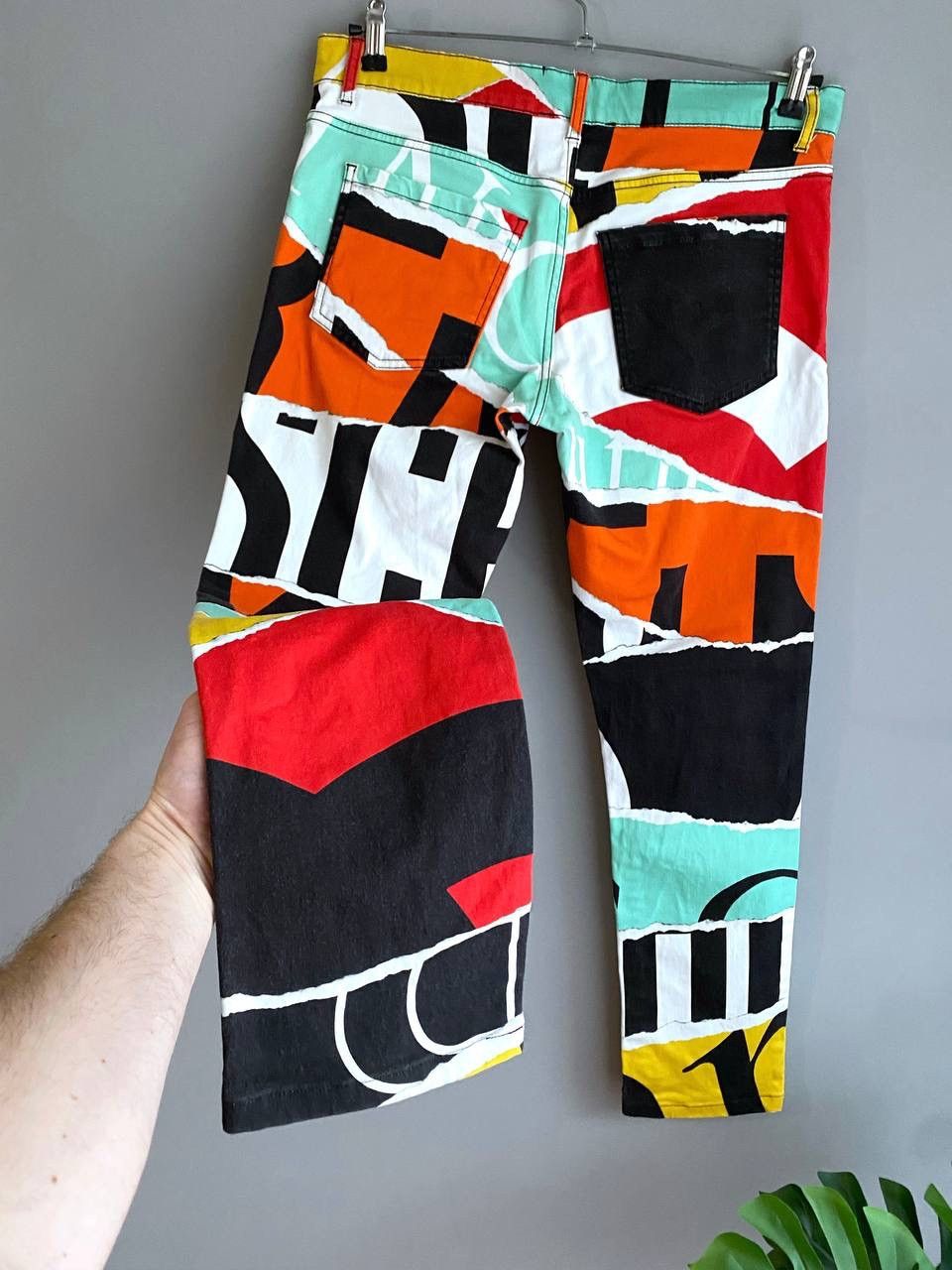 Designer × Moschino RARE MOSCHINO COUTURE Multicolor Print Men's Pant, W34 / L30 Size US 34 / EU 50 - 16 Thumbnail