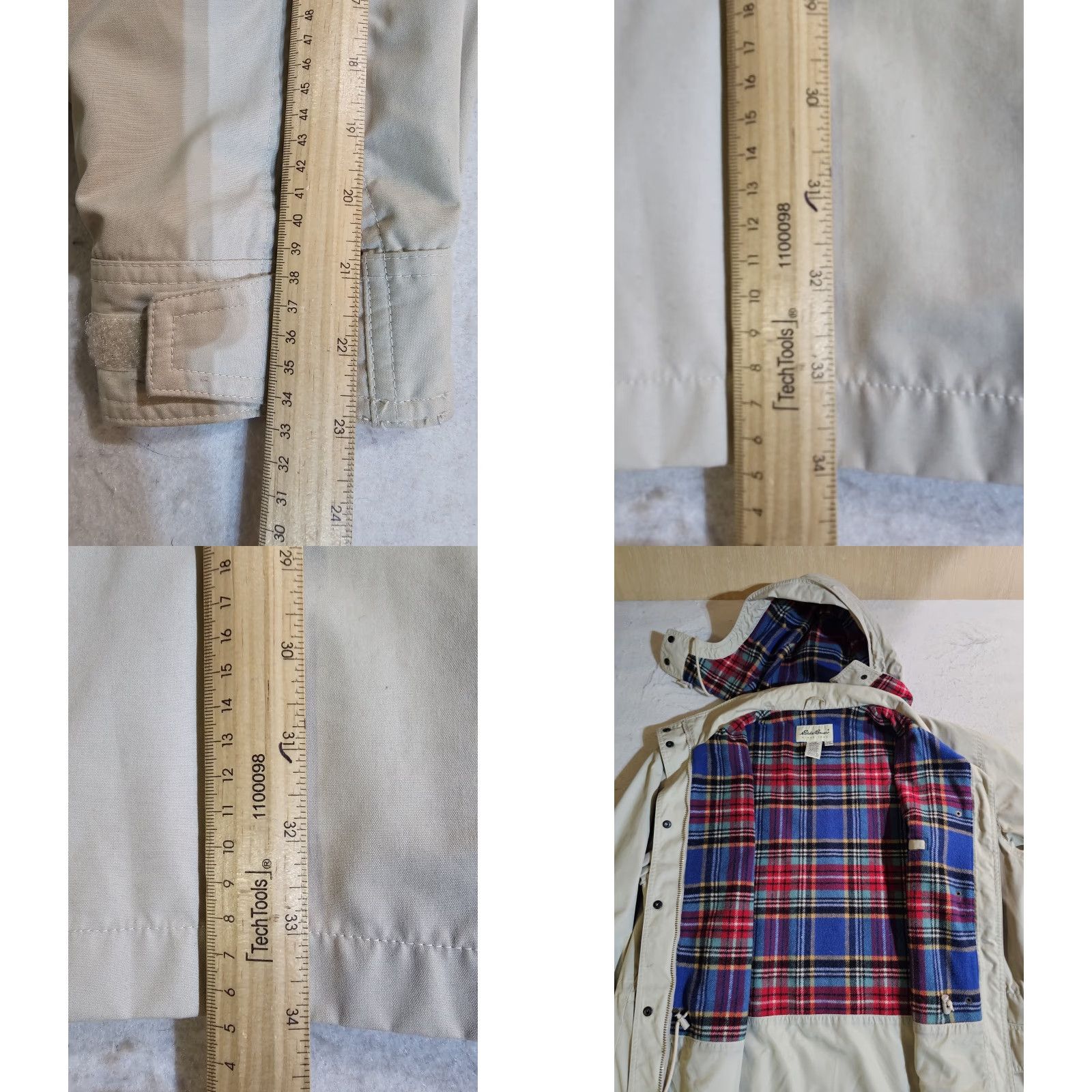 Eddie Bauer VINTAGE Eddie Bauer Parka Wool Blanket Lined Hooded Mountain Cream Womens 2XL Coat / Jacket 90s Outdoor Winter Womens Size XXL / US 16-18 / IT 52-54 - 10 Thumbnail