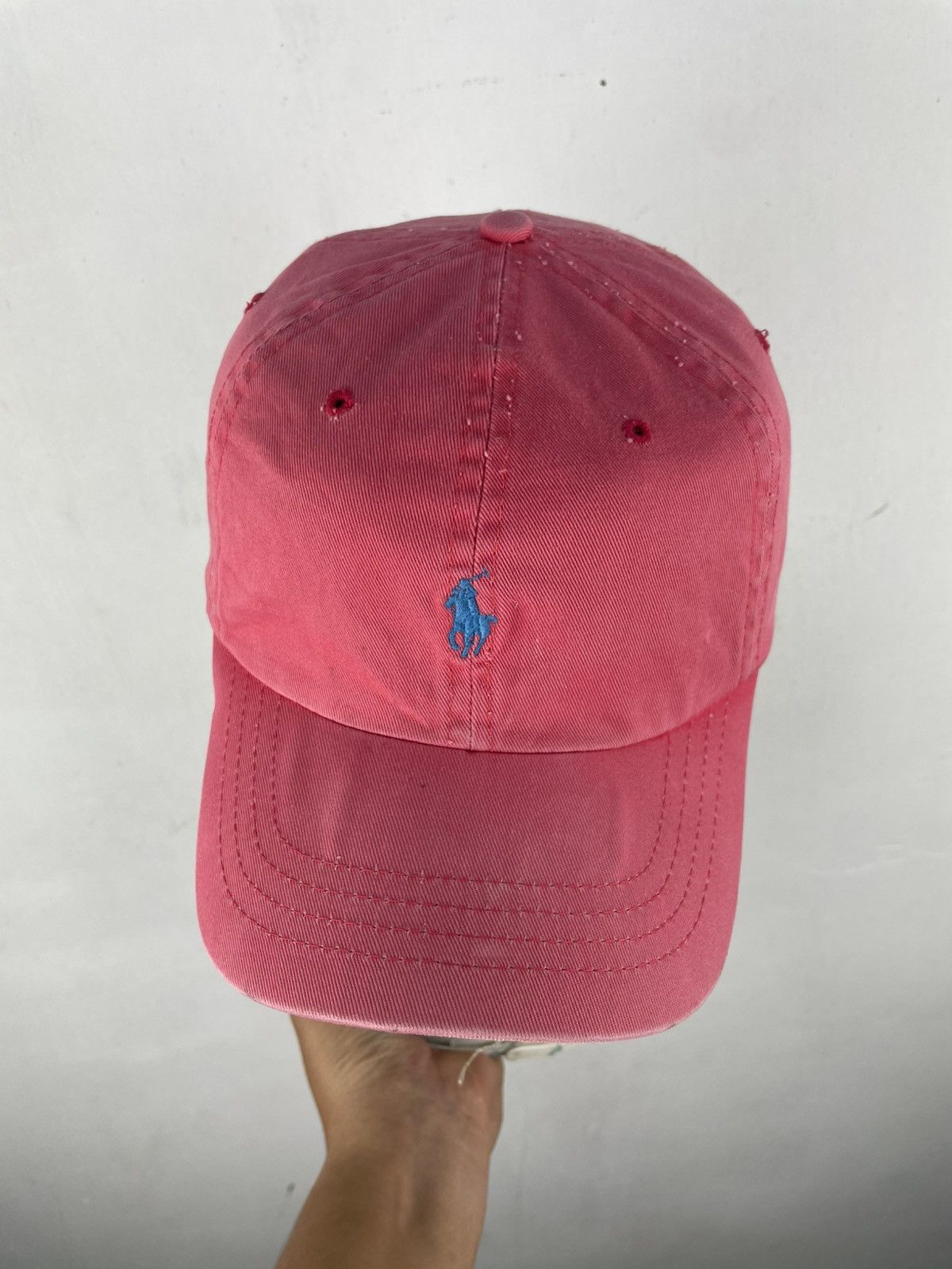 【希少レア】90s Ralph Lauren Red Cap Polo Ralph Lauren 1992 stadium hat Red S/M Retro New With