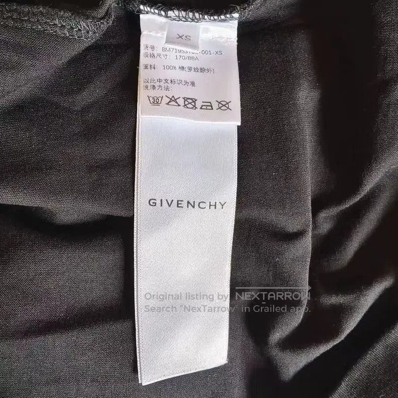 Givenchy Givenchy Embellished Chain Short Sleeve Tee. Size US XS / EU 42 / 0 - 5 Thumbnail