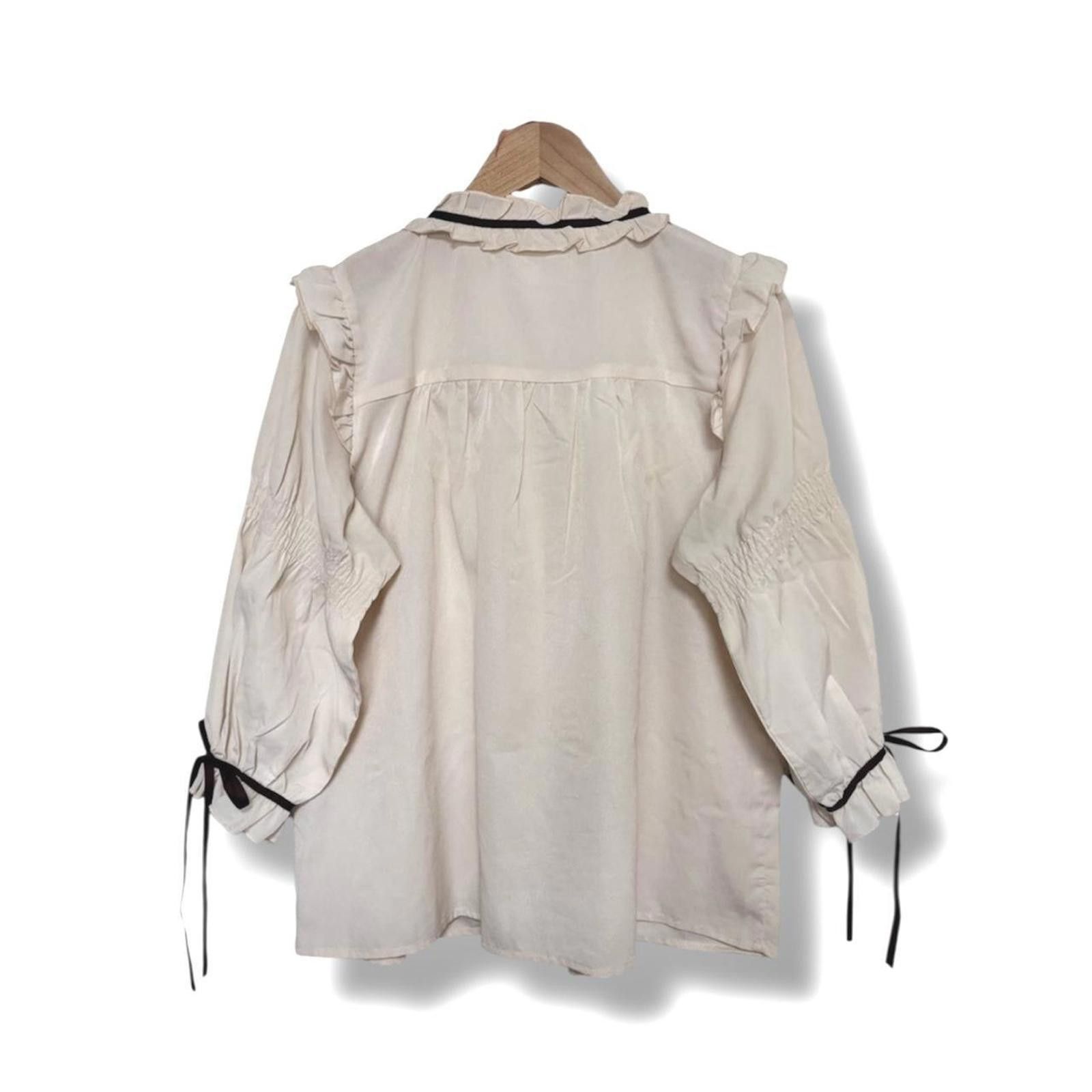 Other Axes femme Japanese preppy coquette blouse top Size XS / US 0-2 / IT 36-38 - 3 Thumbnail