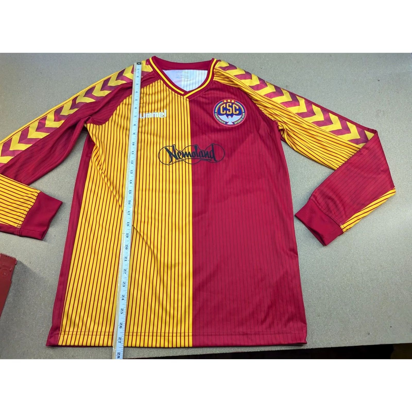 Hummel Hummel Football Jersey Mens Size S Home Adult Christania Sports Club 2016-2017 Multicolor Polyester Quick Dry Long Sleeve Jersey Size US S / EU 44-46 / 1 - 6 Thumbnail