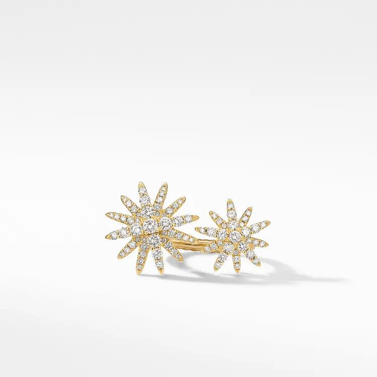 David Yurman o1s1wg111025 R16352D/Size 9 /Starburst Bypass Ring in Golden Size ONE SIZE - 2 Thumbnail