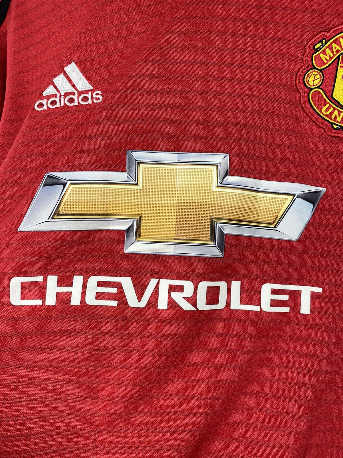 Adidas Manchester United 2018 2019 Jersey Adidas PSG Milan Juventus Size US L / EU 52-54 / 3 - 4 Thumbnail