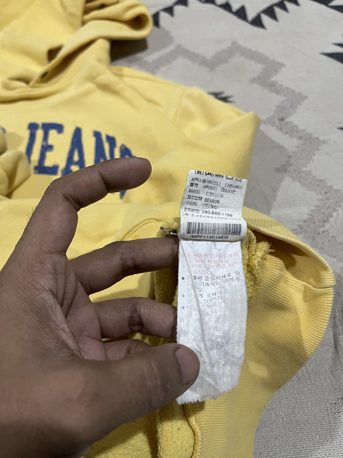 Polo Ralph Lauren 90s POLO JEANS BY RALPH LAUREN DISTRESSED SPELLOUT HOODIE Size US M / EU 48-50 / 2 - 13 Thumbnail