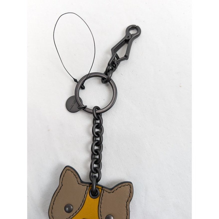 Bottega Veneta o1rshd1 Size: OS / Nappa Intrecciato Keyring in Orange/Brown Size ONE SIZE - 5 Thumbnail