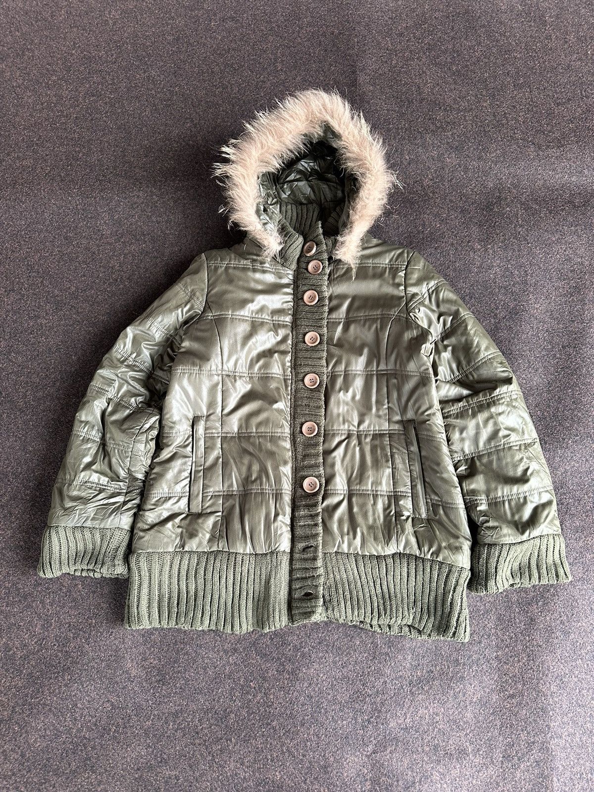 14th Addiction × Beauty Beast × If Six Was Nine Navy Natural Like IFSW9 Fur Jacket Z79 Size US L / EU 52-54 / 3 - 1 Thumbnail