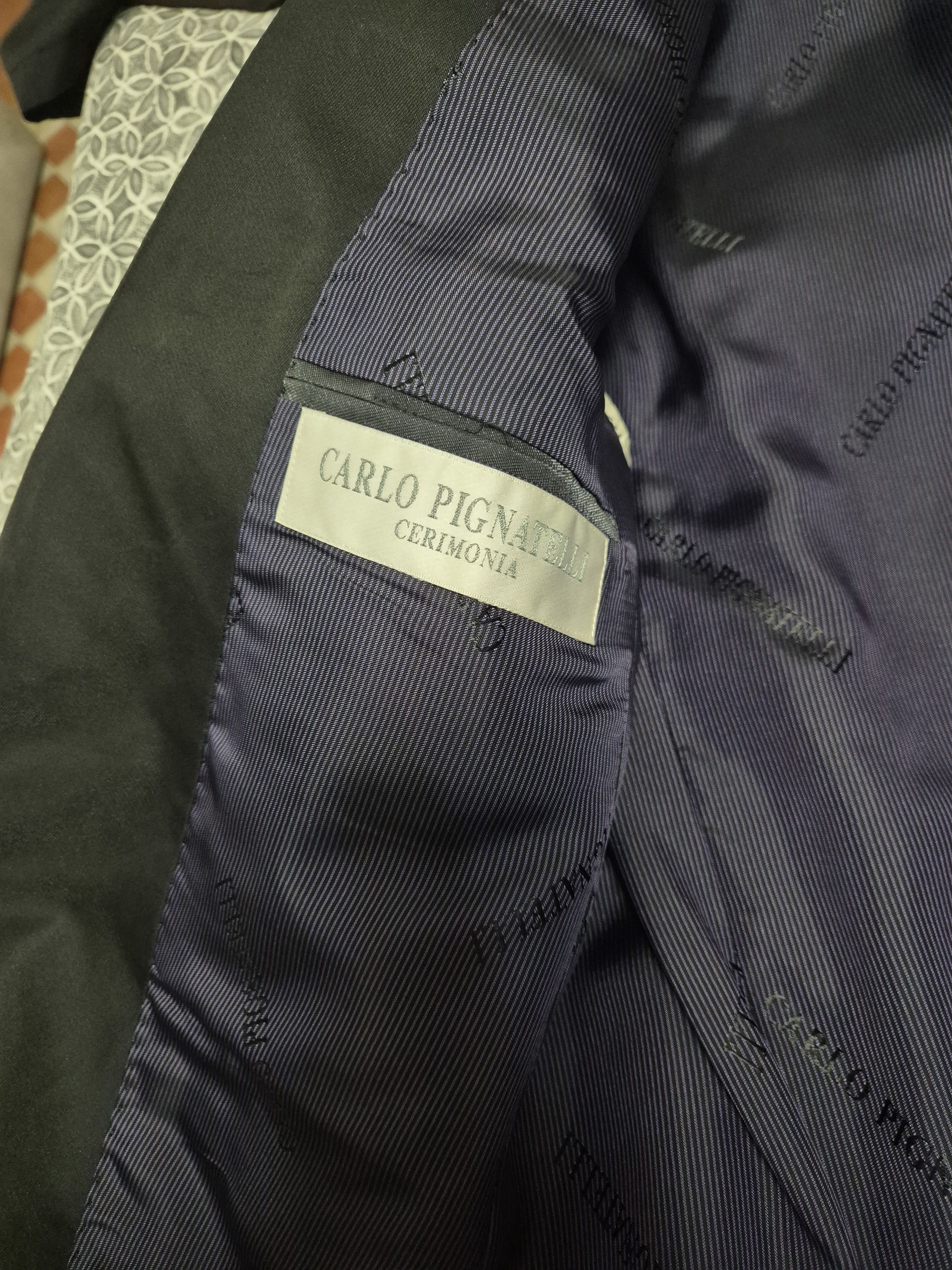 Carlo Pignatelli Italian Tuxedo Custom Made Carlo Pignatelli Size 50R - 6 Thumbnail