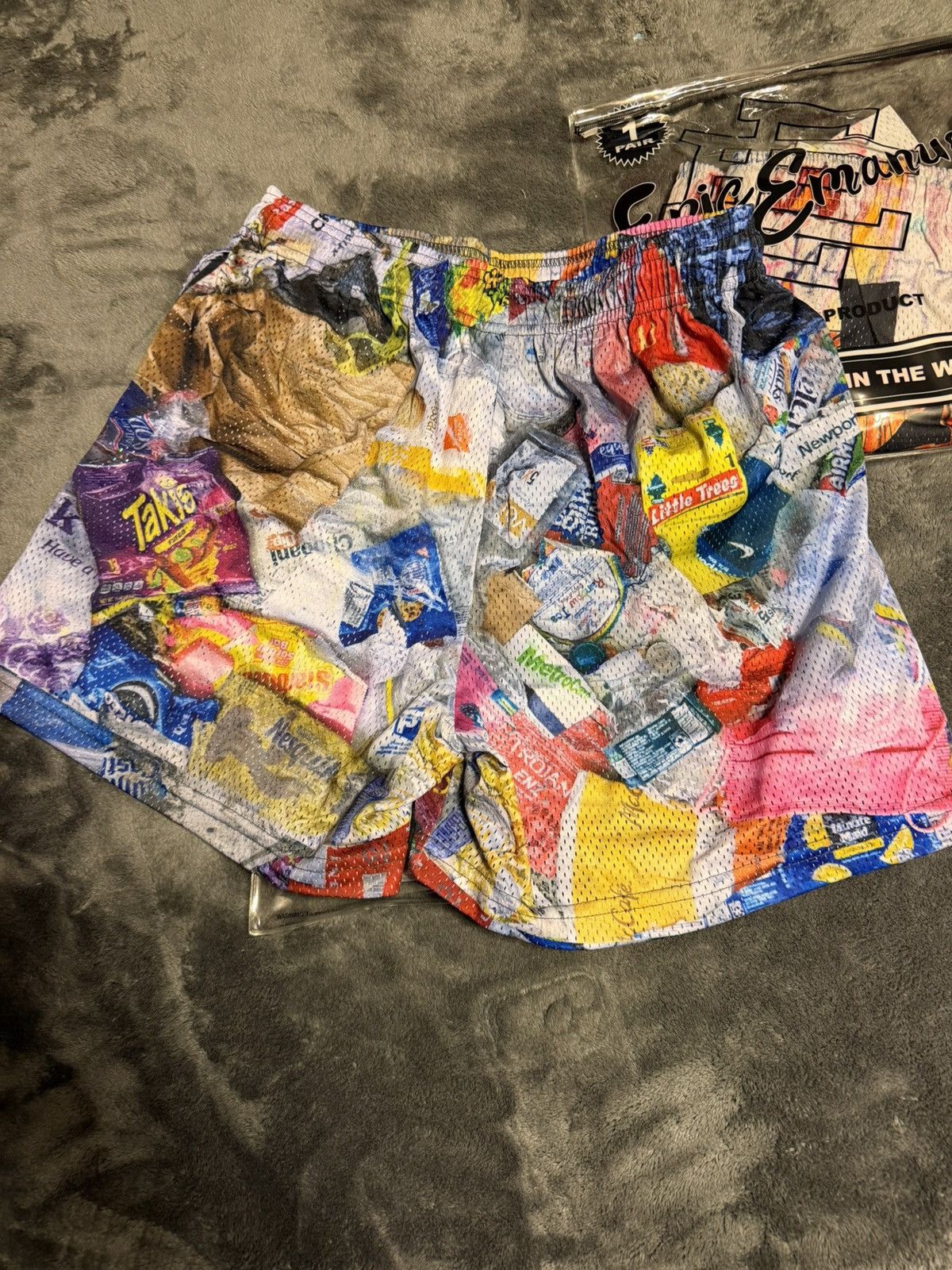 Asspizza × Eric Emanuel Eric Emanuel x Asspizza mesh shorts Size US 38 / EU 54 - 9 Thumbnail