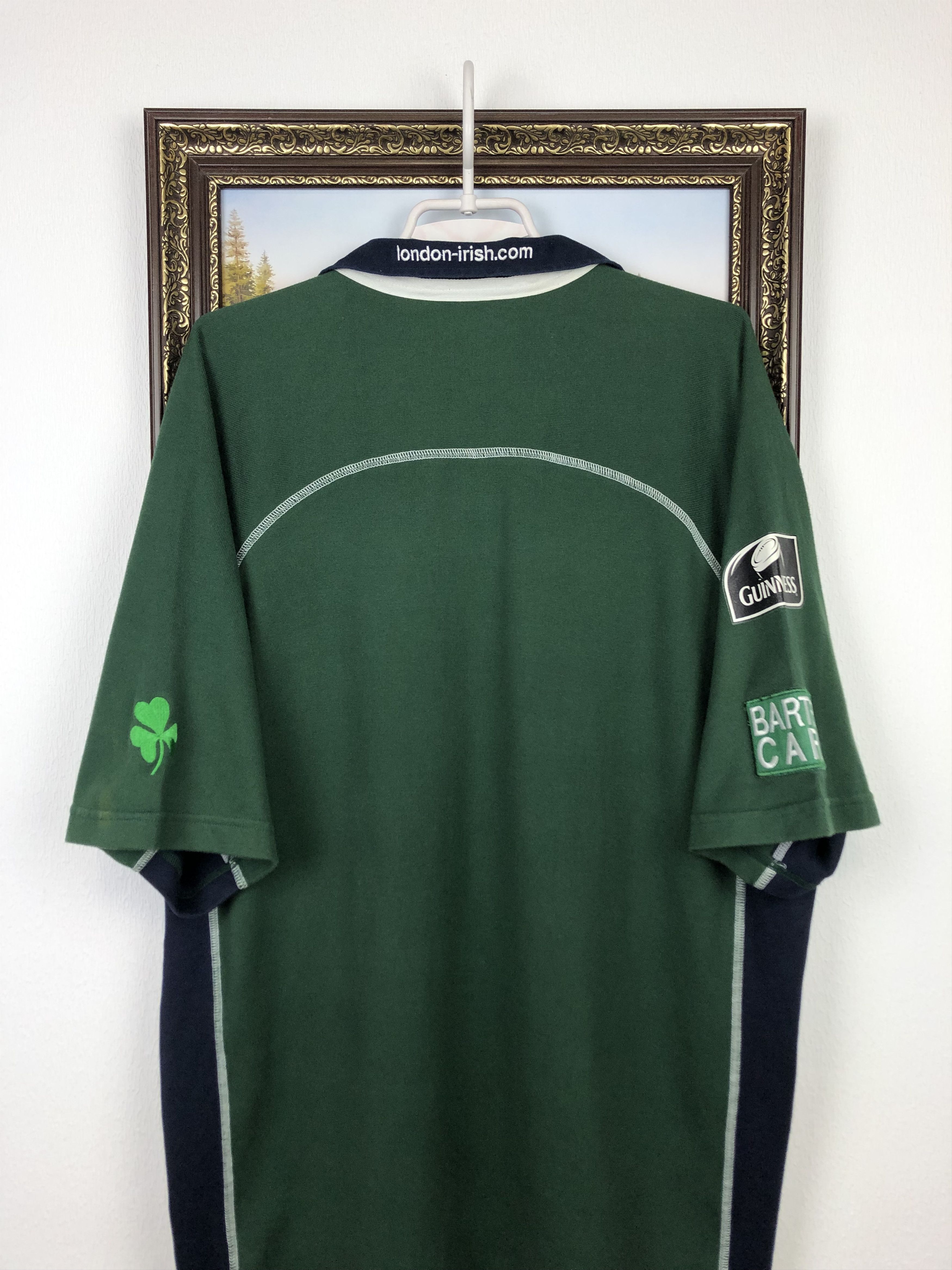 Canterbury of New Zealand Vintage Canterbury London Irish Rugby Union Jersey Trikot Size US XL / EU 56 / 4 - 8 Thumbnail