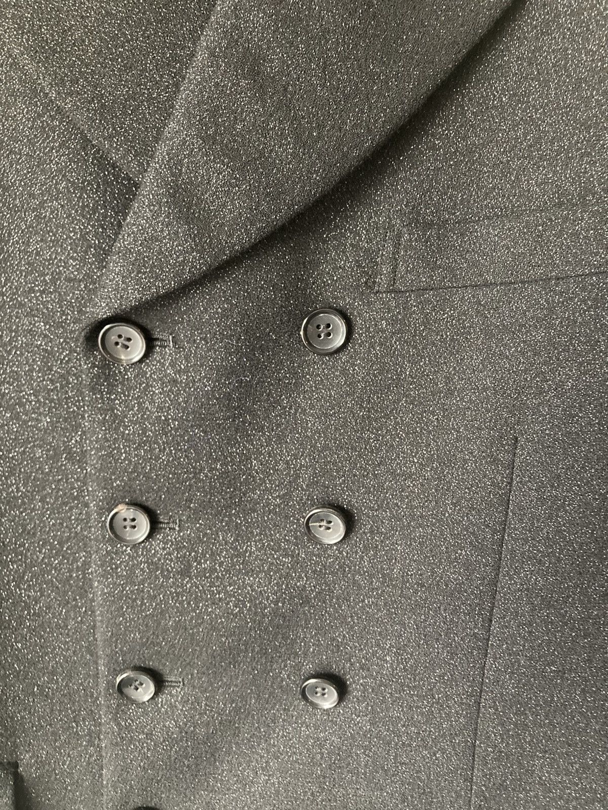 Comme des Garcons Homme Plus Textured Finish Peak Lapels Blazer Size US M / EU 48-50 / 2 - 5 Thumbnail