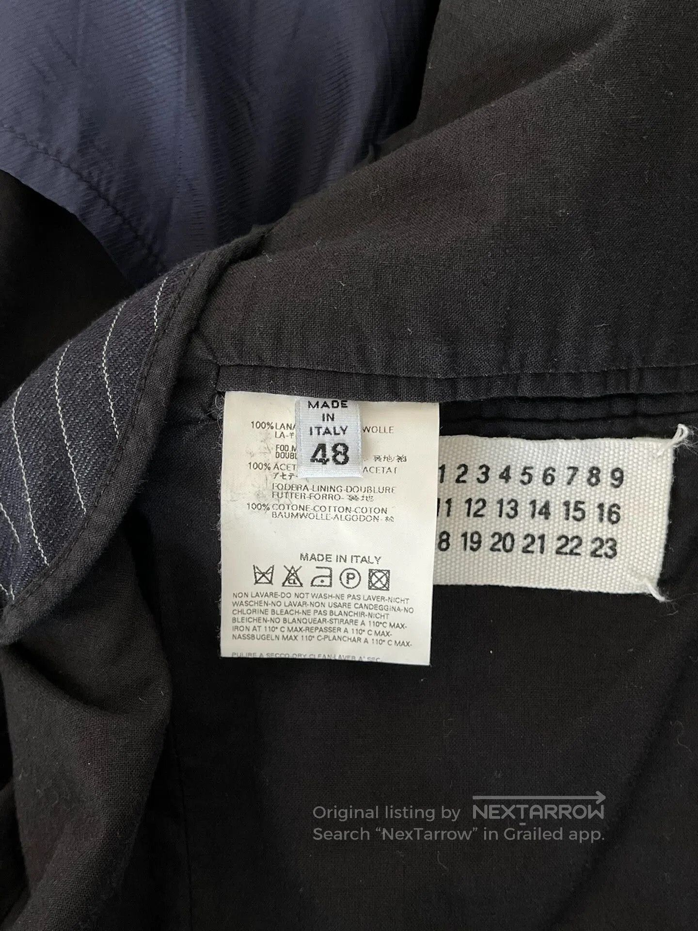 Maison Margiela Maison Martin Margiela Wool Suit Jacket. Size US L / EU 52-54 / 3 - 8 Thumbnail