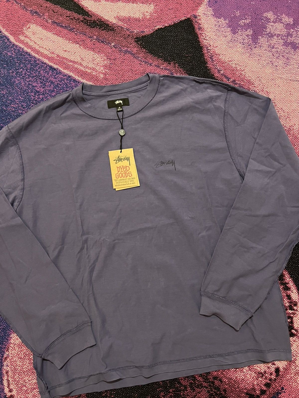 Stussy Stussy inside out dyed longsleeve Size US M / EU 48-50 / 2 - 1 Thumbnail