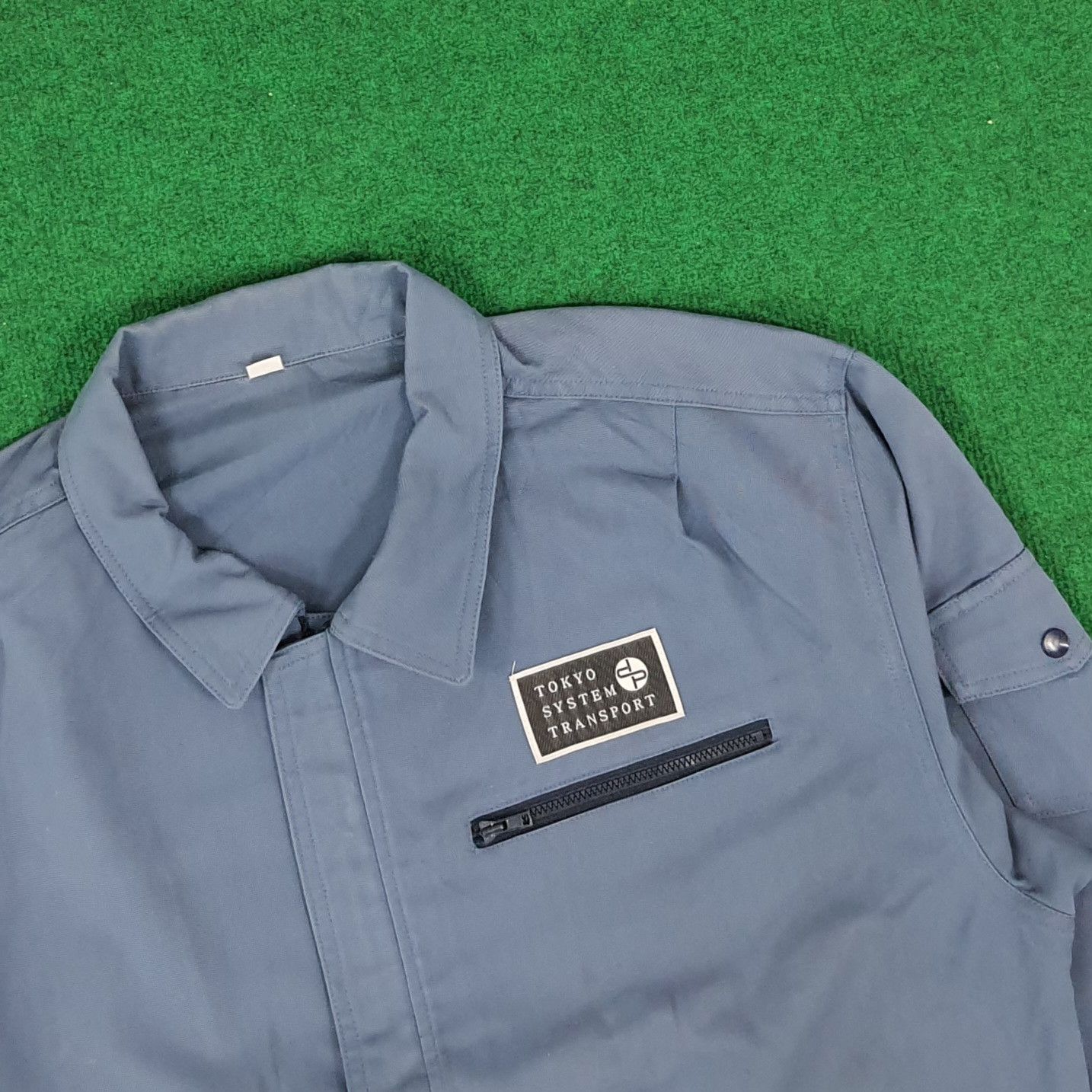 Japanese Brand × Vintage Vintage Tokyo System Transport Japan Brand Workwear Jacket Size US L / EU 52-54 / 3 - 2 Thumbnail