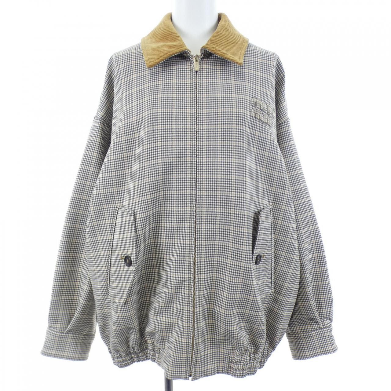 Miu Miu Miu Miu Miu Miu ML1181 SOOO 16Q8 Cotton Blouson Textile Outerwear ML1181 SOOO 16Q8 DUTY FREE for USA Size ONE SIZE - 1 Thumbnail