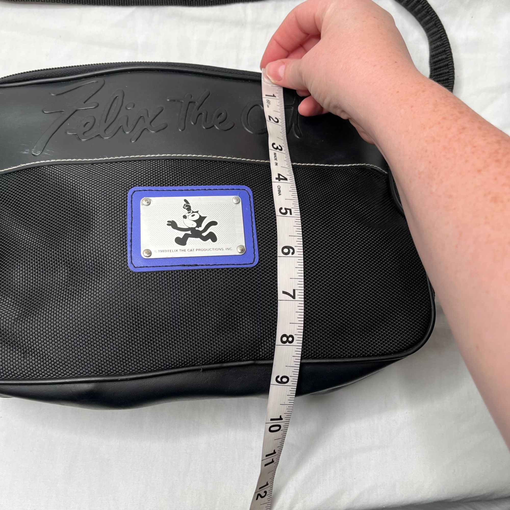 Other Vintage 1989 Felix The Cat Black Crossbody Carry On Travel B Size ONE SIZE - 5 Thumbnail