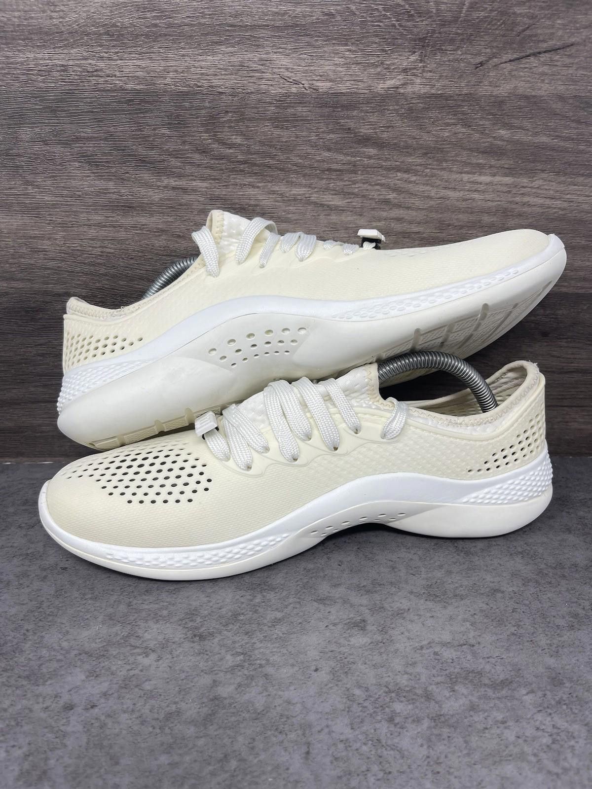 Crocs Crocs Ridelite 360 Pacer Shoes Mens Size 9 White Rubber Size US 9 / EU 42 - 7 Thumbnail
