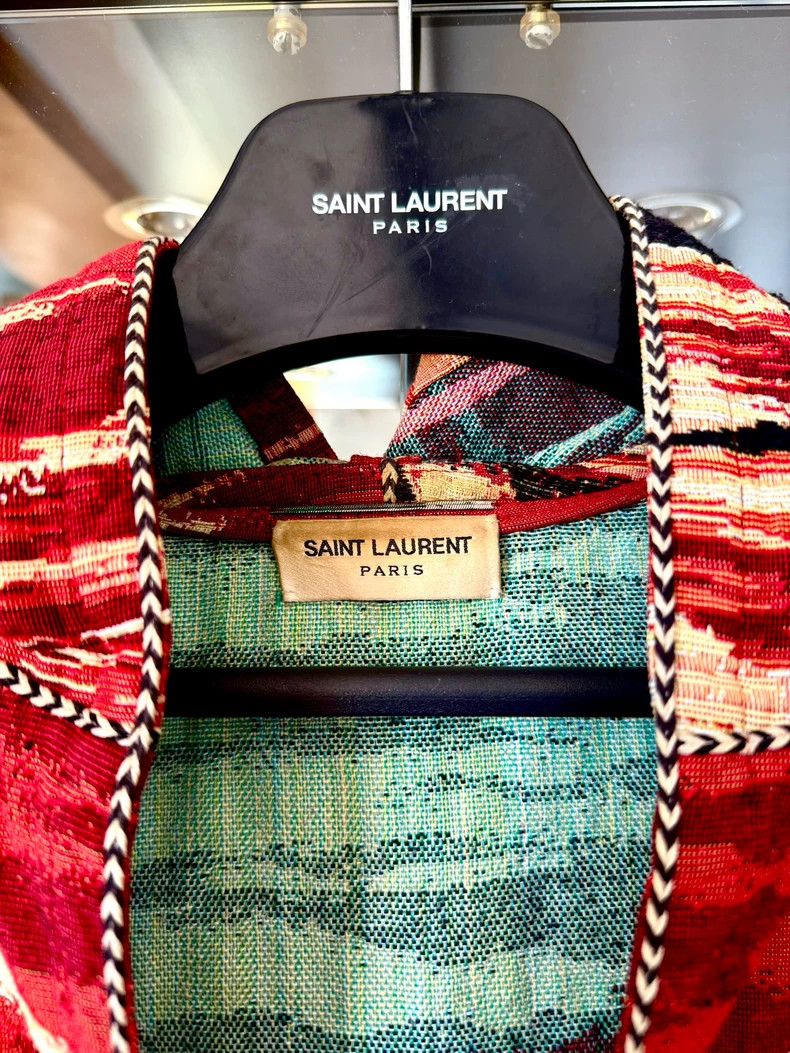 Yves Saint Laurent Saint Laurent 16 SS coconut tree Cape jacket 2502-Nextarro Size US L / EU 52-54 / 3 - 3 Thumbnail