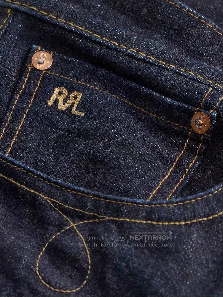 RRL Ralph Lauren RRL Ralph Lauren Men's classic slim-fitting flared-cut cot Size US 34 / EU 50 - 8 Thumbnail