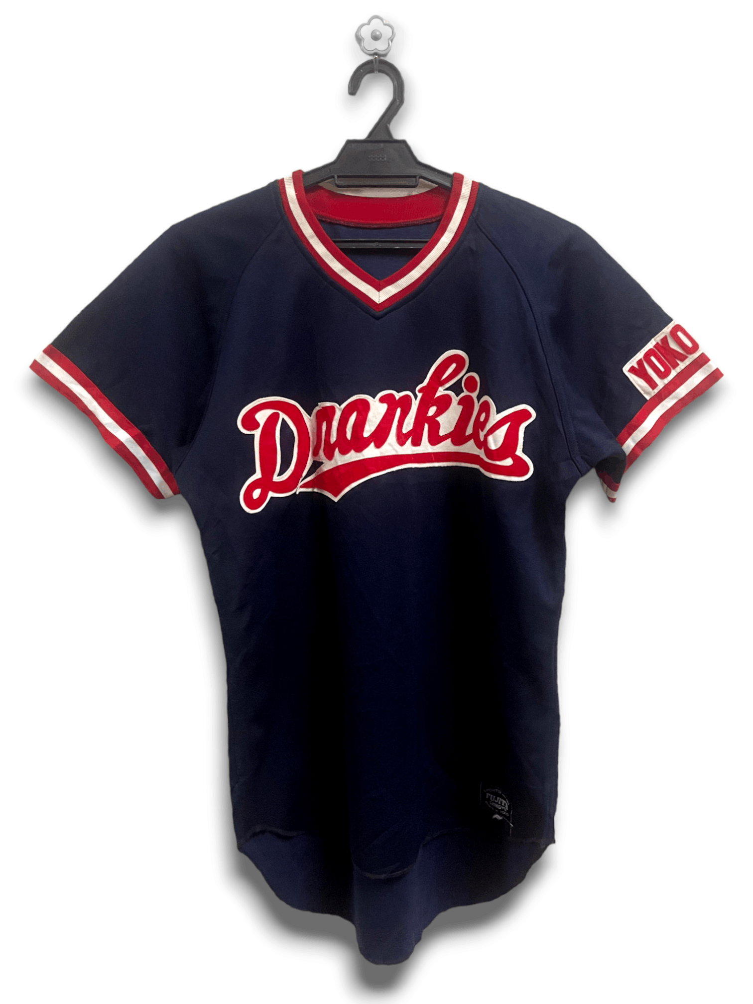 Japanese Brand × MLB Fujita Sangyo Drankies Yokohama Oversized Baseball Jersey Size L / US 10 / IT 46 - 3 Thumbnail