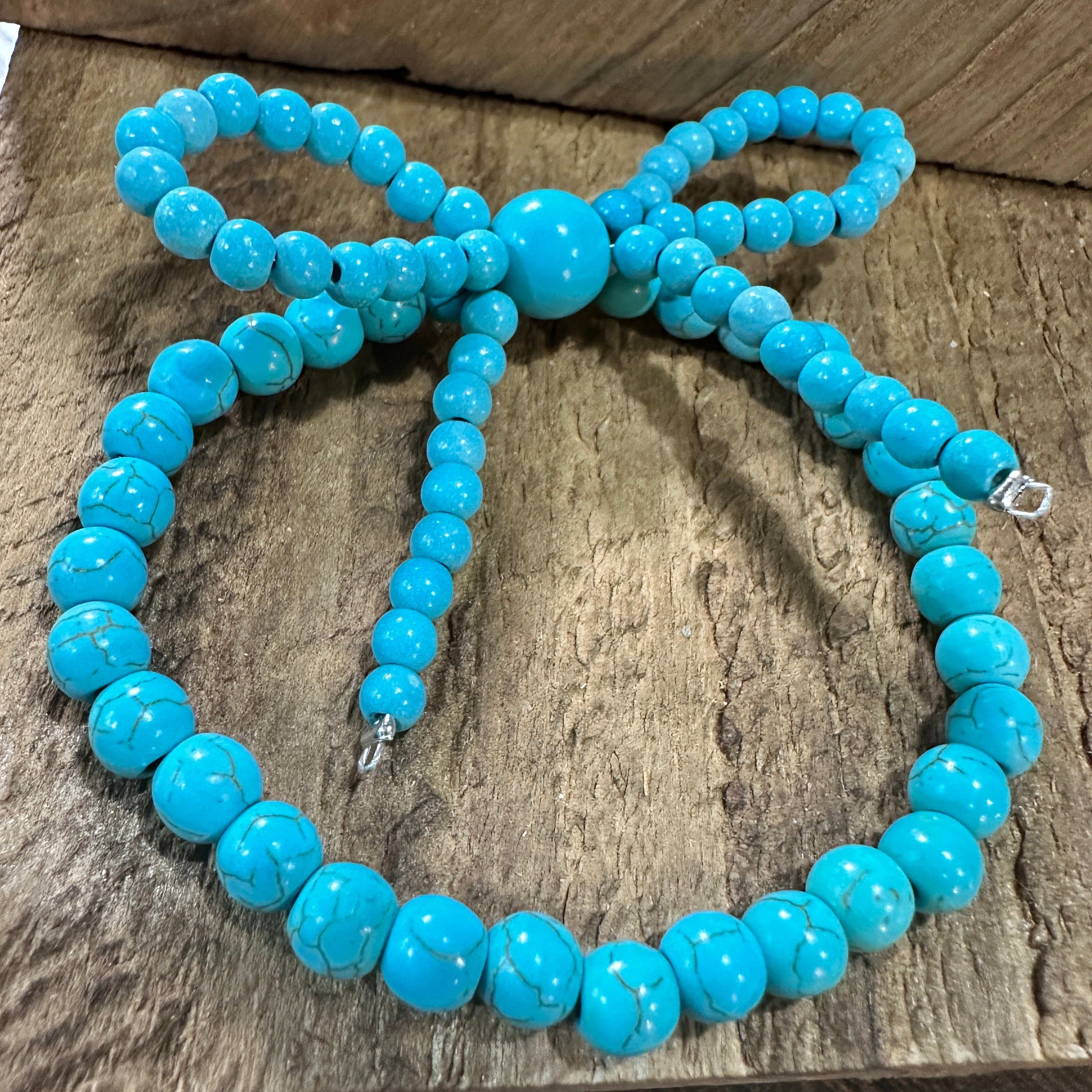Other Handmade Ribbon Bow Beaded Stretch Bracelet in Turquoise, So Size ONE SIZE - 5 Thumbnail