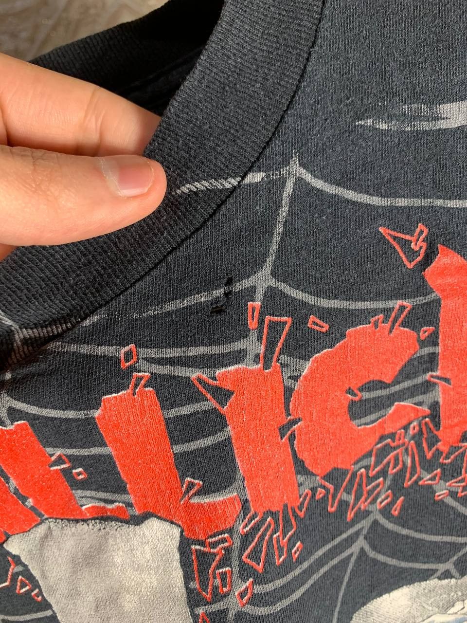 Band Tees Vintage Brockum Metallica 1992 3D Printed Rock T-shirt Retro Size US XL / EU 56 / 4 - 9 Thumbnail