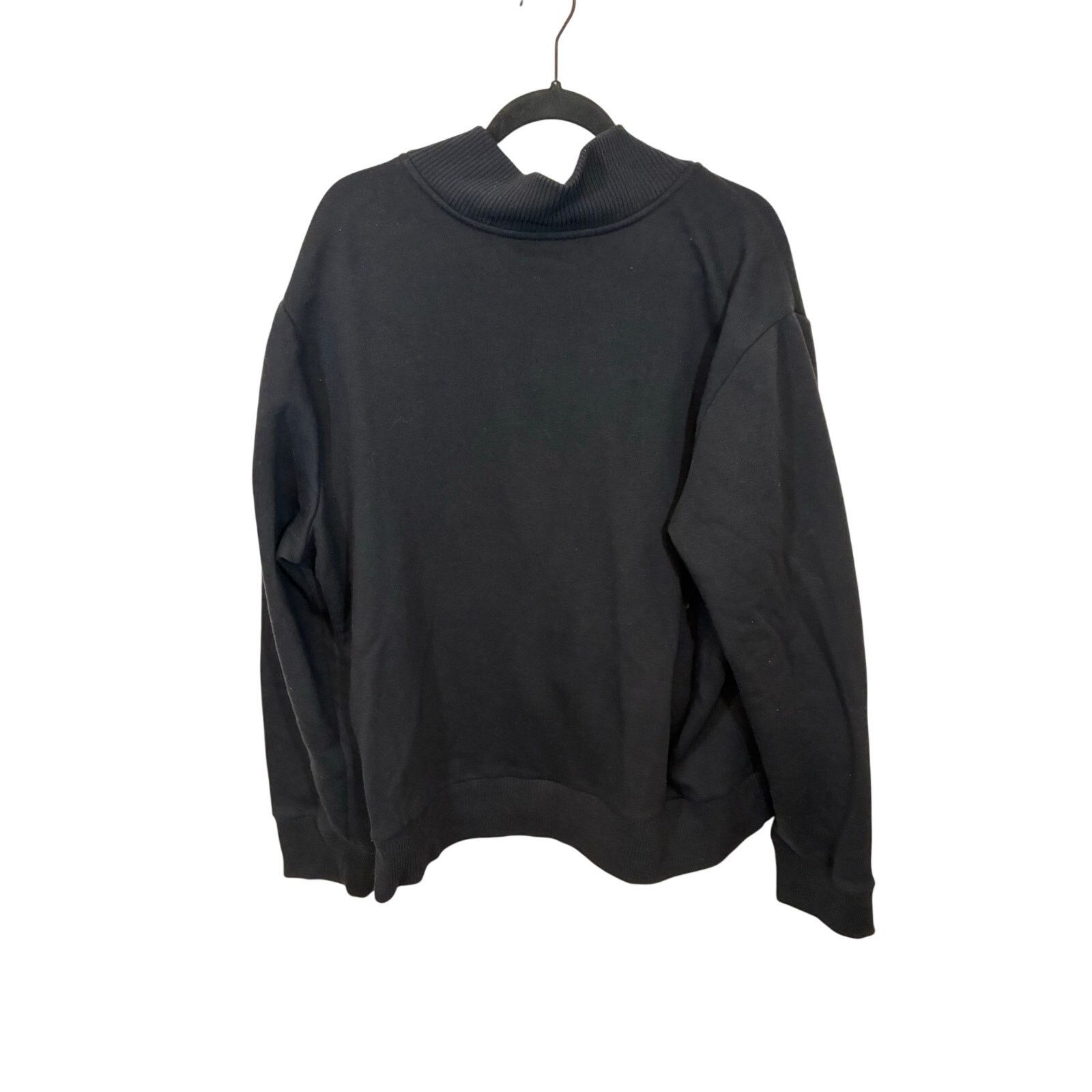 Apt. 9 APT 9 Mens Jacket Full Zip Mock Neck Knit Black XL Preppy Size US XL / EU 56 / 4 - 5 Thumbnail