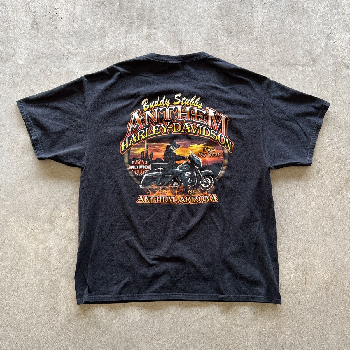 Sick Y2K Harley Davidson Buddy Stubbs Anthem T-Shirt