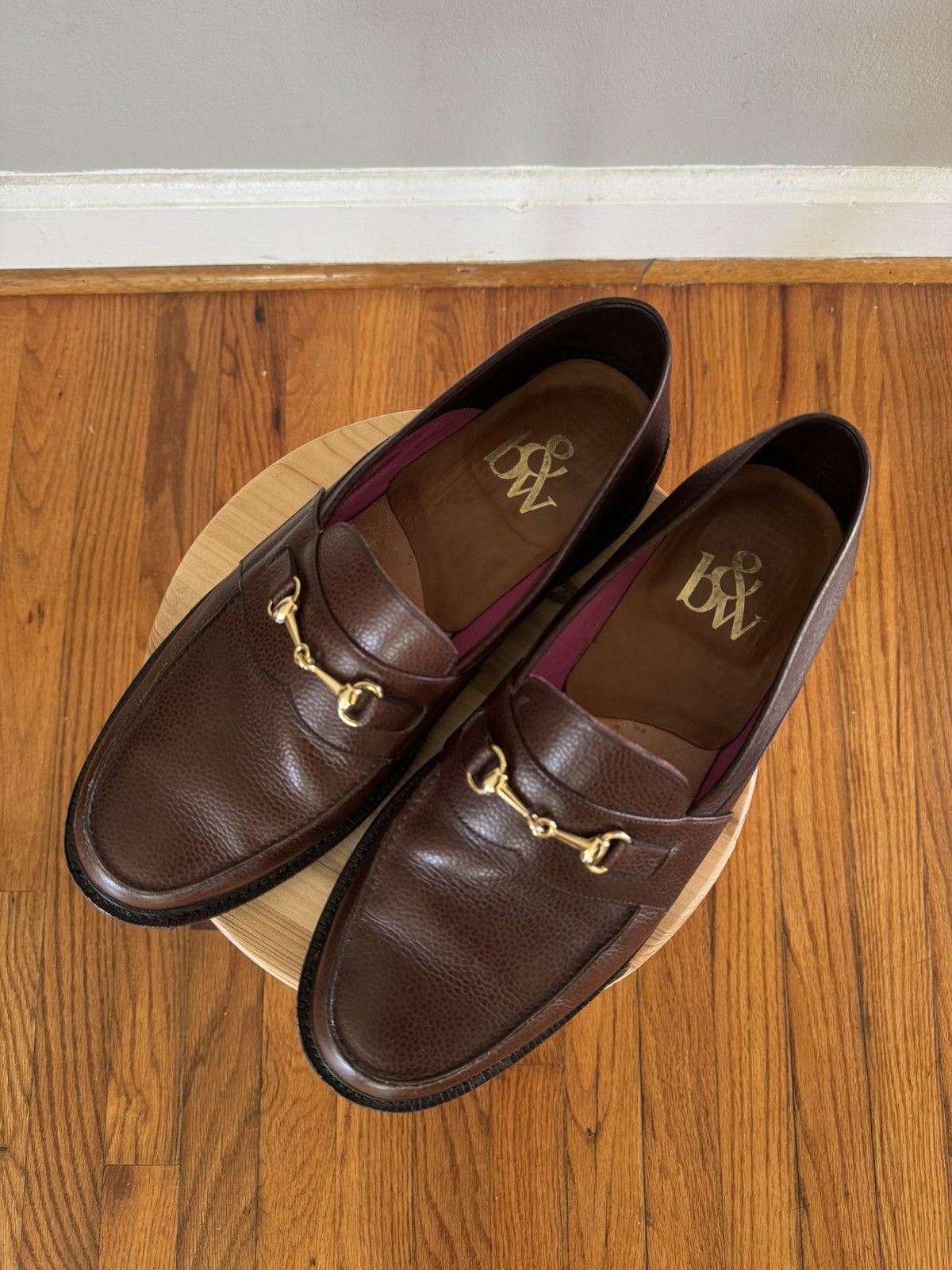Blackstock & Weber Blackstock & Weber Mason Horse Bit Loafers (Chocolate) Size US 13 / EU 46 - 2 Thumbnail
