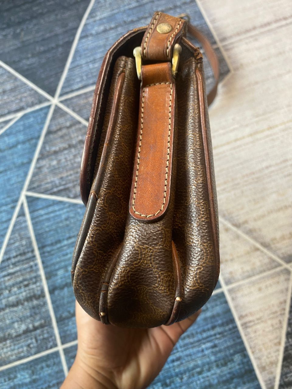 Celine × Vintage Vintage Celine Macadam Shoulder Bag Size ONE SIZE - 4 Thumbnail