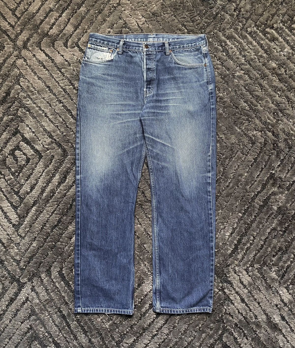 Levi's Vintage Blue Levi’s Straight Leg Jeans Trousers Basic 582 Size US 36 / EU 52 - 1 Thumbnail