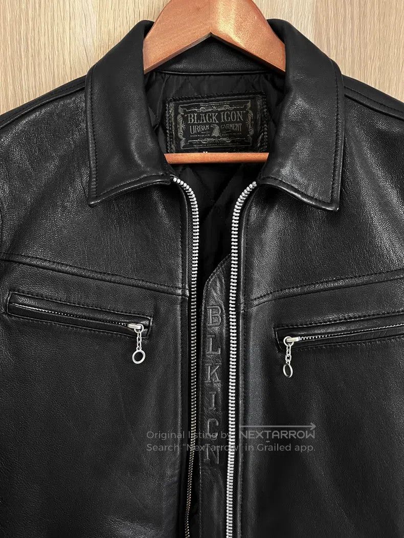 Neighborhood Neighborhood Classic black sheepskin leather jacket, size Size US M / EU 48-50 / 2 - 2 Thumbnail