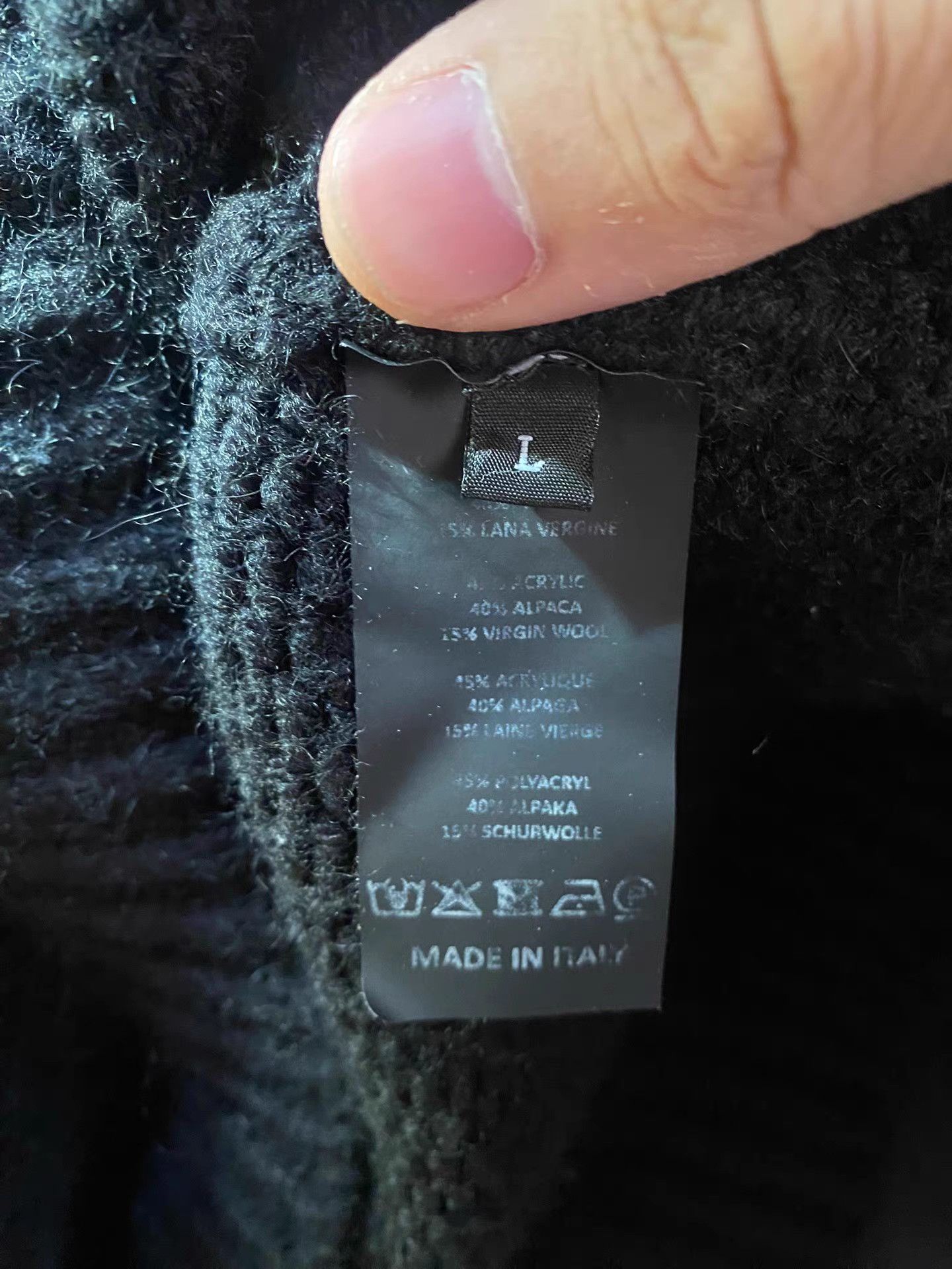Raf Simons Raf Simons Flocked Sweater Size US L / EU 52-54 / 3 - 4 Thumbnail