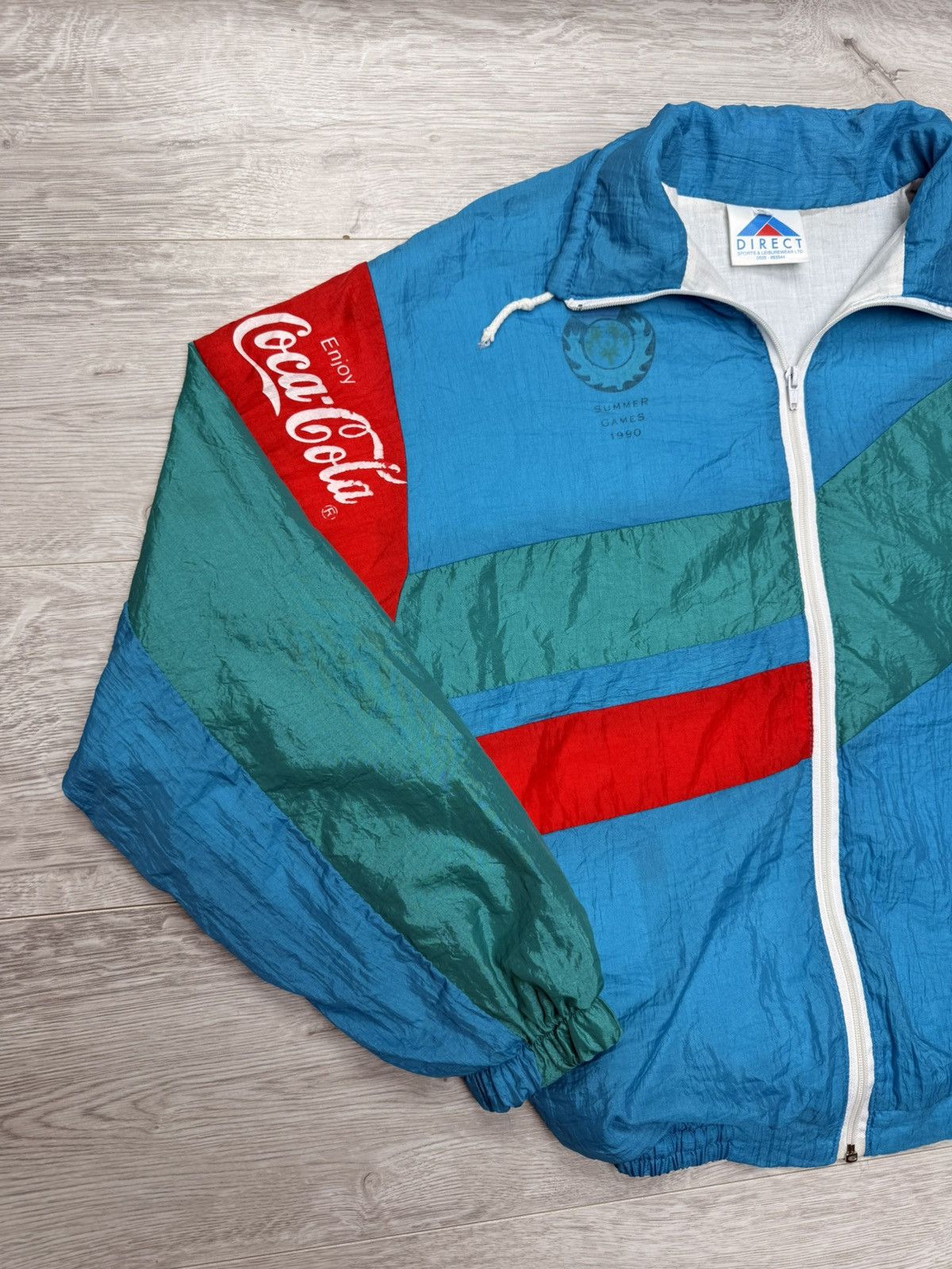 USA Olympics Coca Cola European Special Olympics 1990 Retro Track Jacket Size US S / EU 44-46 / 1 - 6 Thumbnail