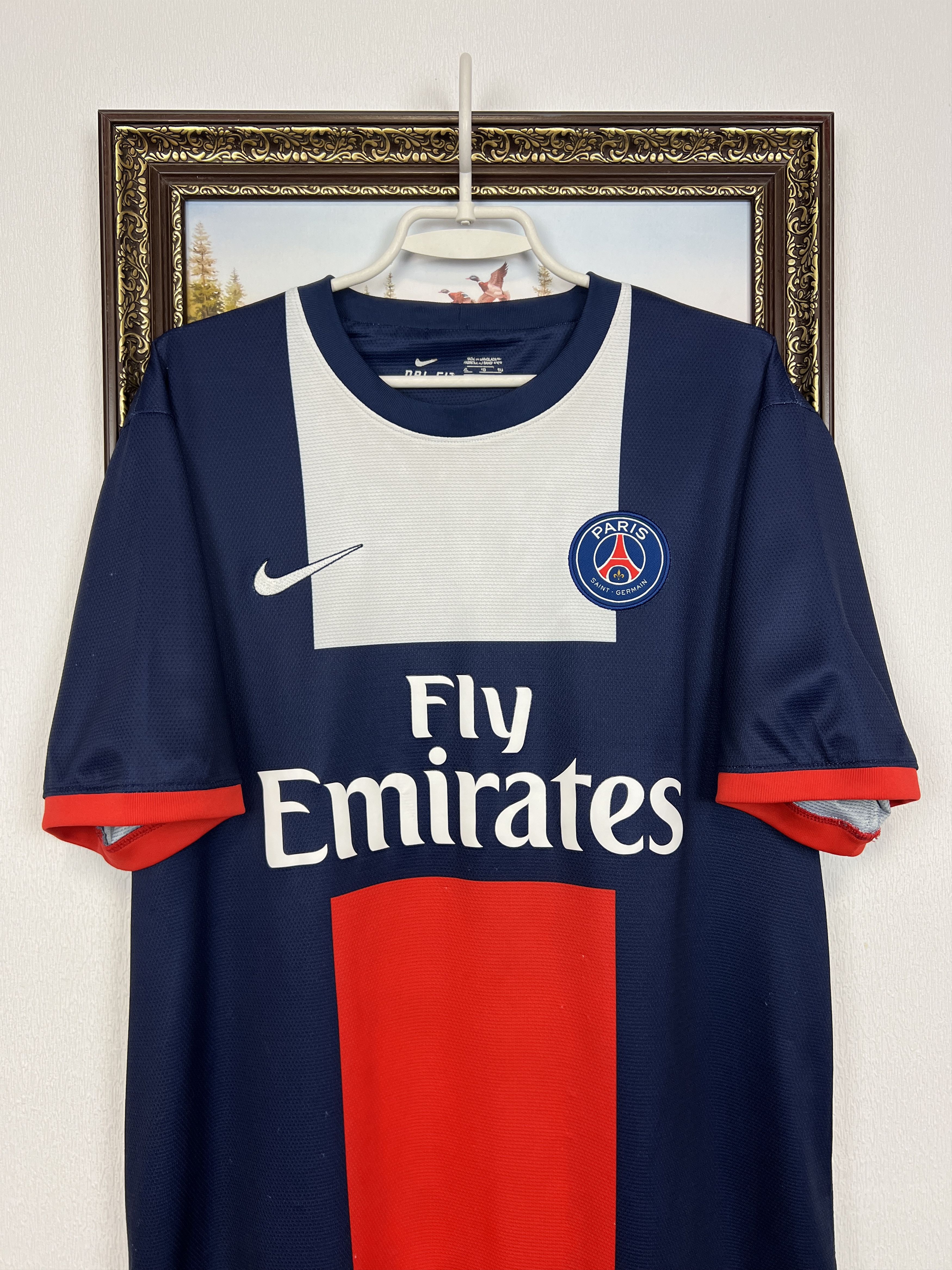 Nike Paris Saint-Germain Home football shirt 2013 Soccer Nike Size US XL / EU 56 / 4 - 2 Thumbnail