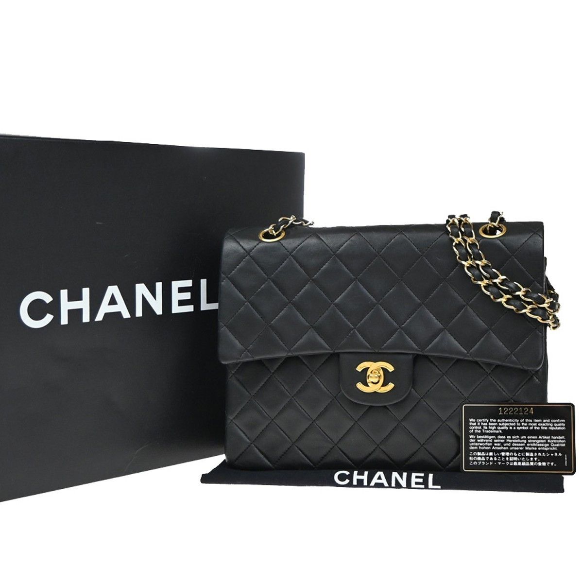 Chanel Chanel Vintage Classic Double Flap Bag Quilted Lambskin Size ONE SIZE - 1 Thumbnail