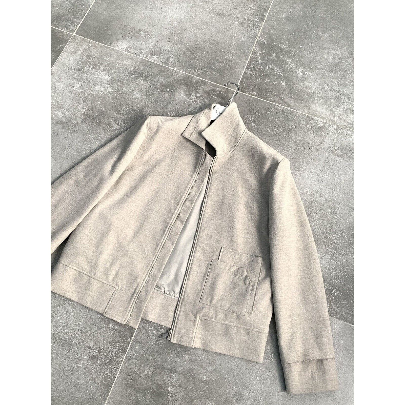 Designer × Japanese Brand × NE.SENSE NE.SENSE NECESSITY SENSE Tweed Wool Chore Bomber Jacket SZ S Size US S / EU 44-46 / 1 - 4 Thumbnail