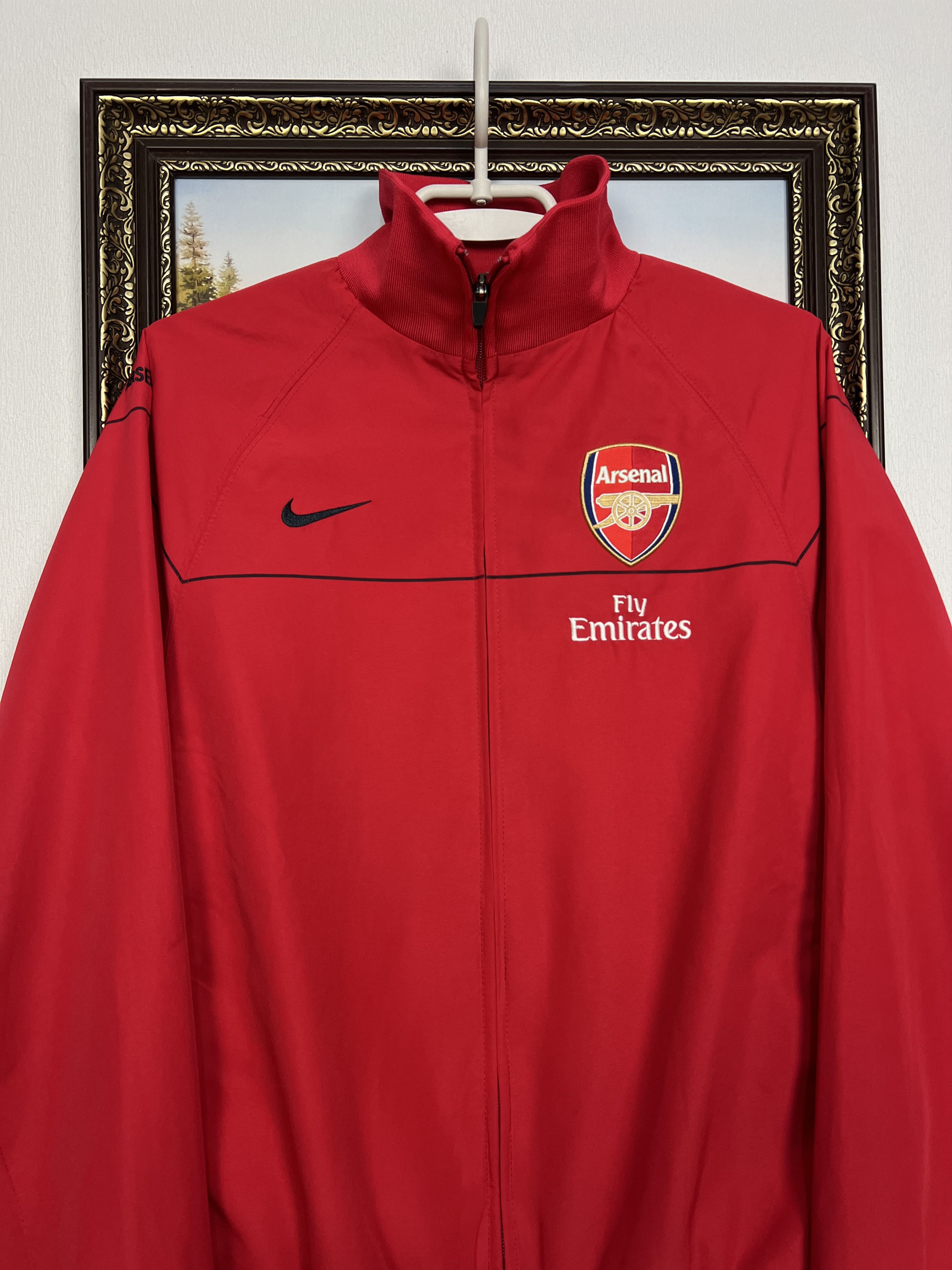 Nike Vintage Arsenal Football Jacket Soccer Track Top Gunners Size US M / EU 48-50 / 2 - 2 Thumbnail
