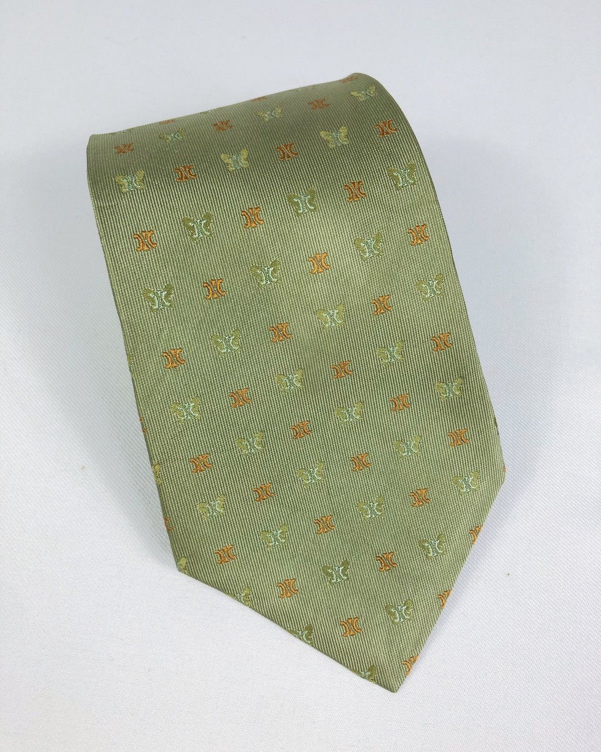 Celine Rare Celine Paris Monogram Silk Tie Made in Italy Size ONE SIZE - 1 Thumbnail