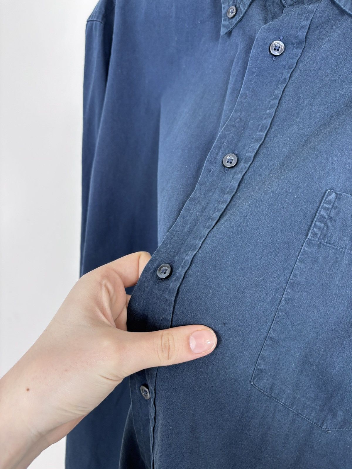 Avirex Vintage Avirex USA Navy Blue Button Up Long Sleeve Shirt Size US XXL / EU 58 / 5 - 14 Thumbnail