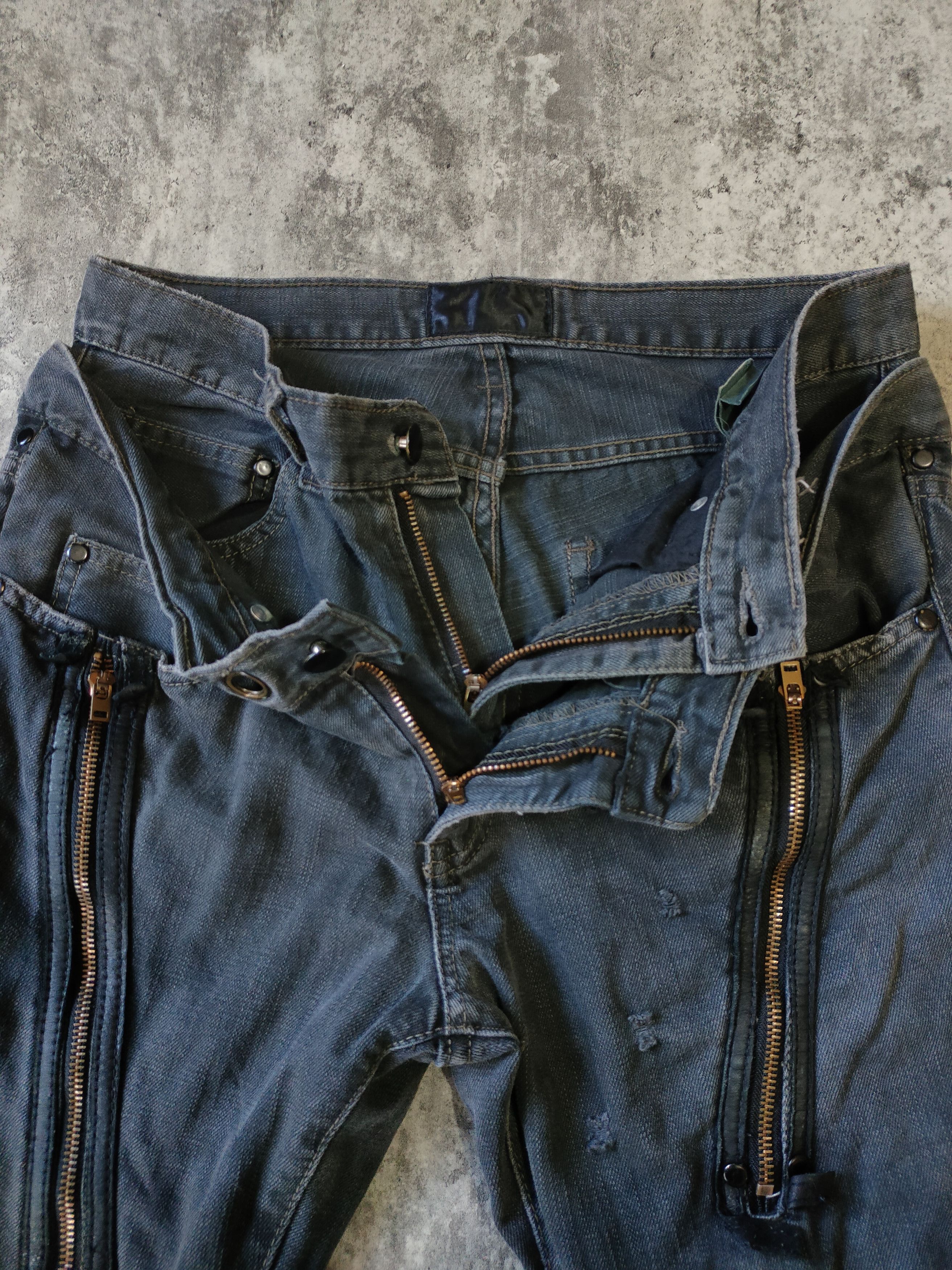 Hysteric Glamour Paper Double Weist Multipocket jeans Size US 31 - 6 Thumbnail