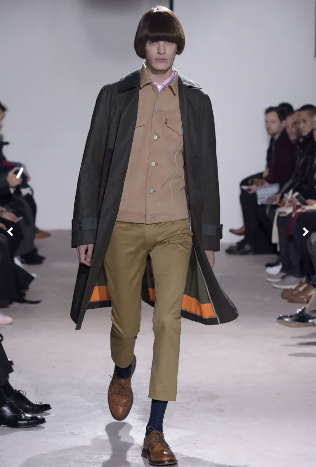 Junya Watanabe Junya Watanabe Hervier F/W’16 Elbow Patch Wax Coated Coat Size US S / EU 44-46 / 1 - 1 Thumbnail
