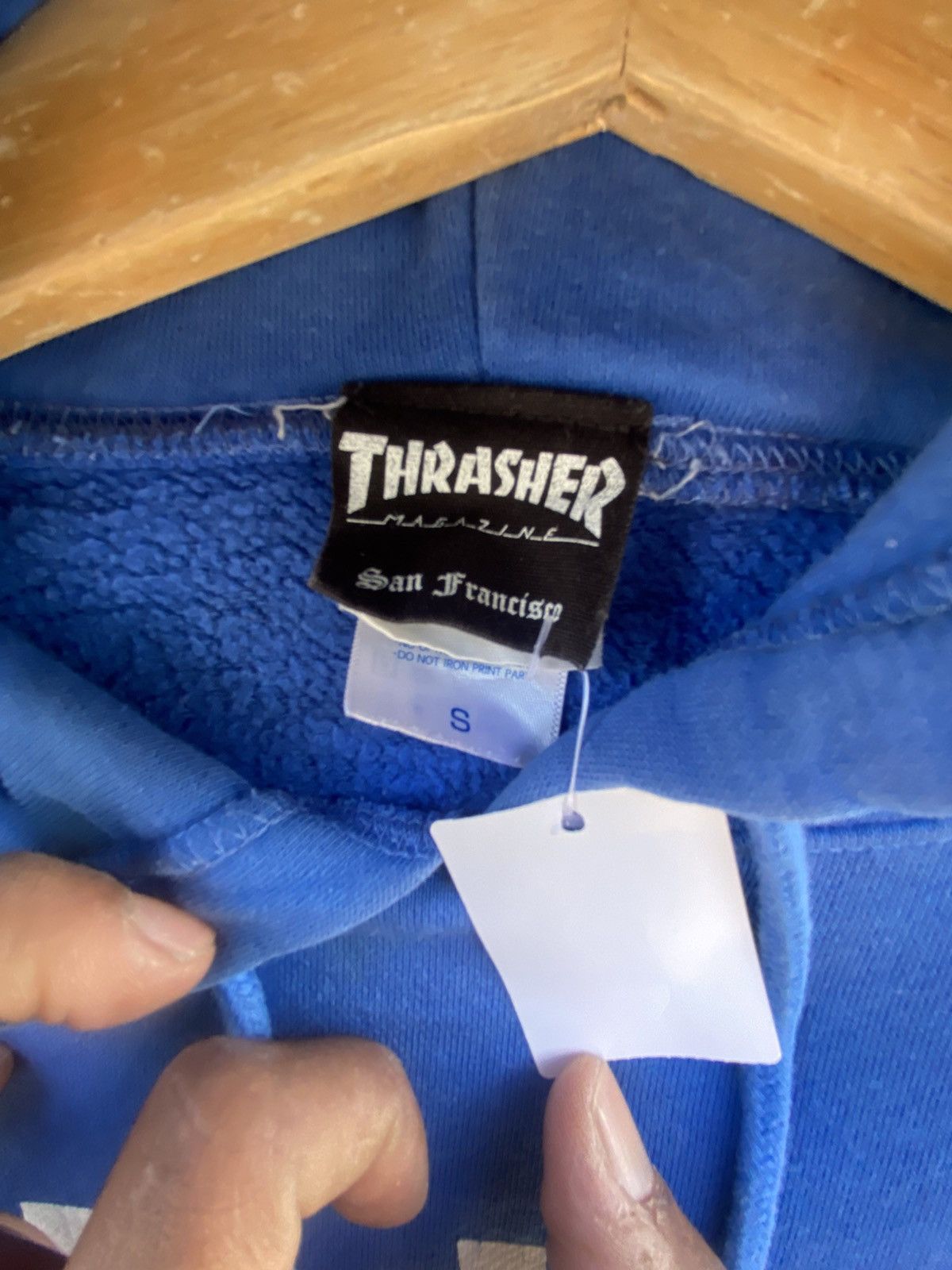 Thrasher Rare!! Vintage Thrasher Hoodies Sweatshirts TB-01 Size US M / EU 48-50 / 2 - 6 Thumbnail