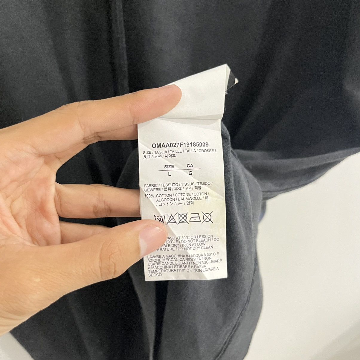 Off-White Off White Virgil Abloh 19-20 Fall Winter Tee Size US L / EU 52-54 / 3 - 9 Thumbnail