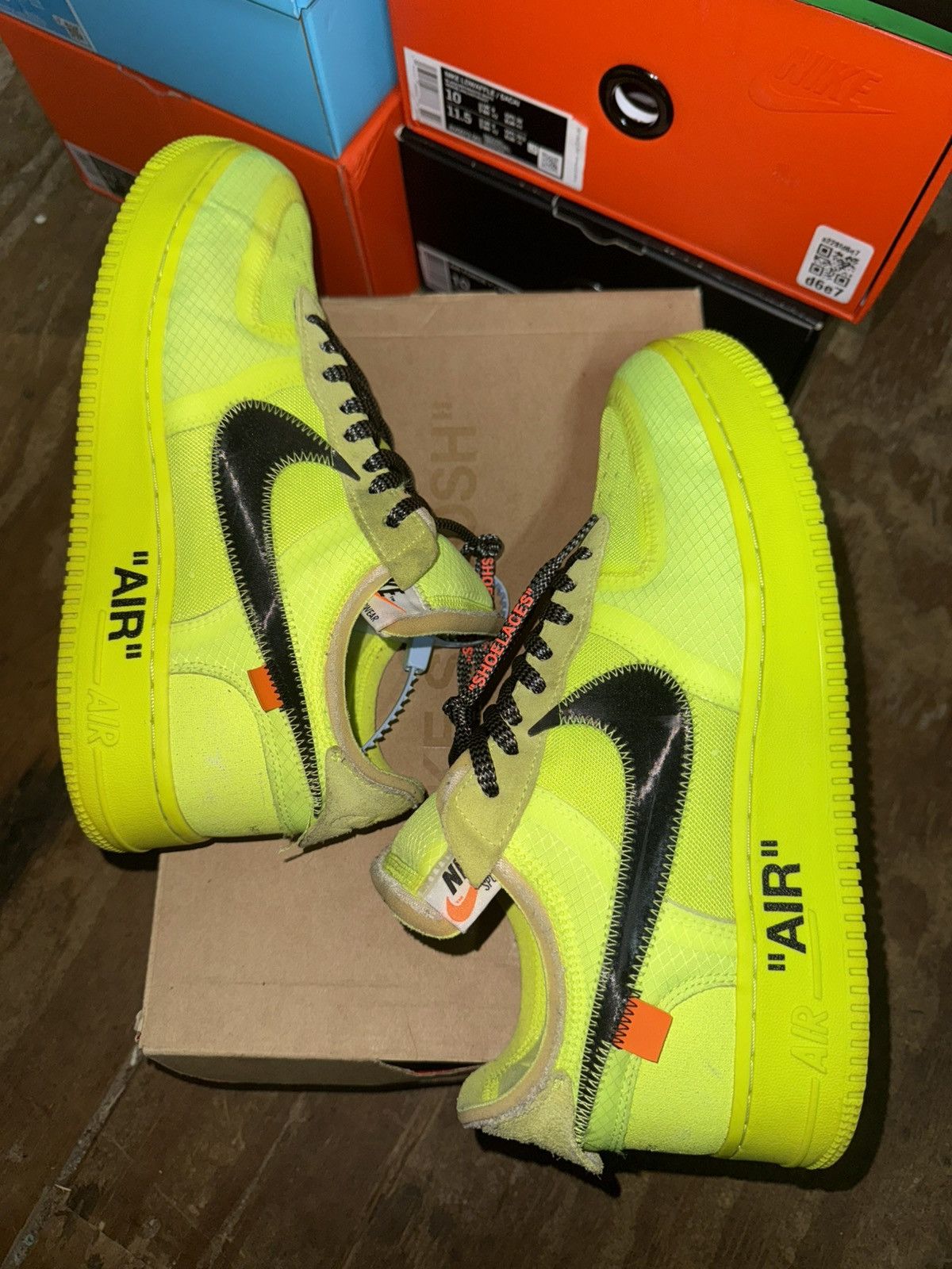 Nike × Off-White The 10 : Nike Air Force 1 Low Volt Size US 10.5 / EU 43-44 - 5 Thumbnail