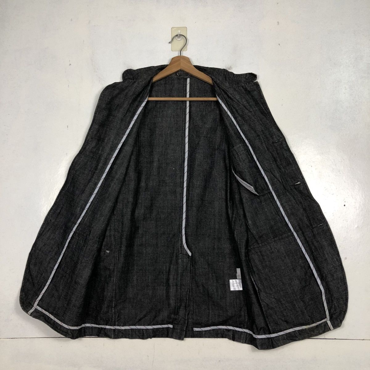 Japanese Brand Vintage Hickory Chore Jacket Uniqlo Issey Miyake Size US XL / EU 56 / 4 - 15 Thumbnail