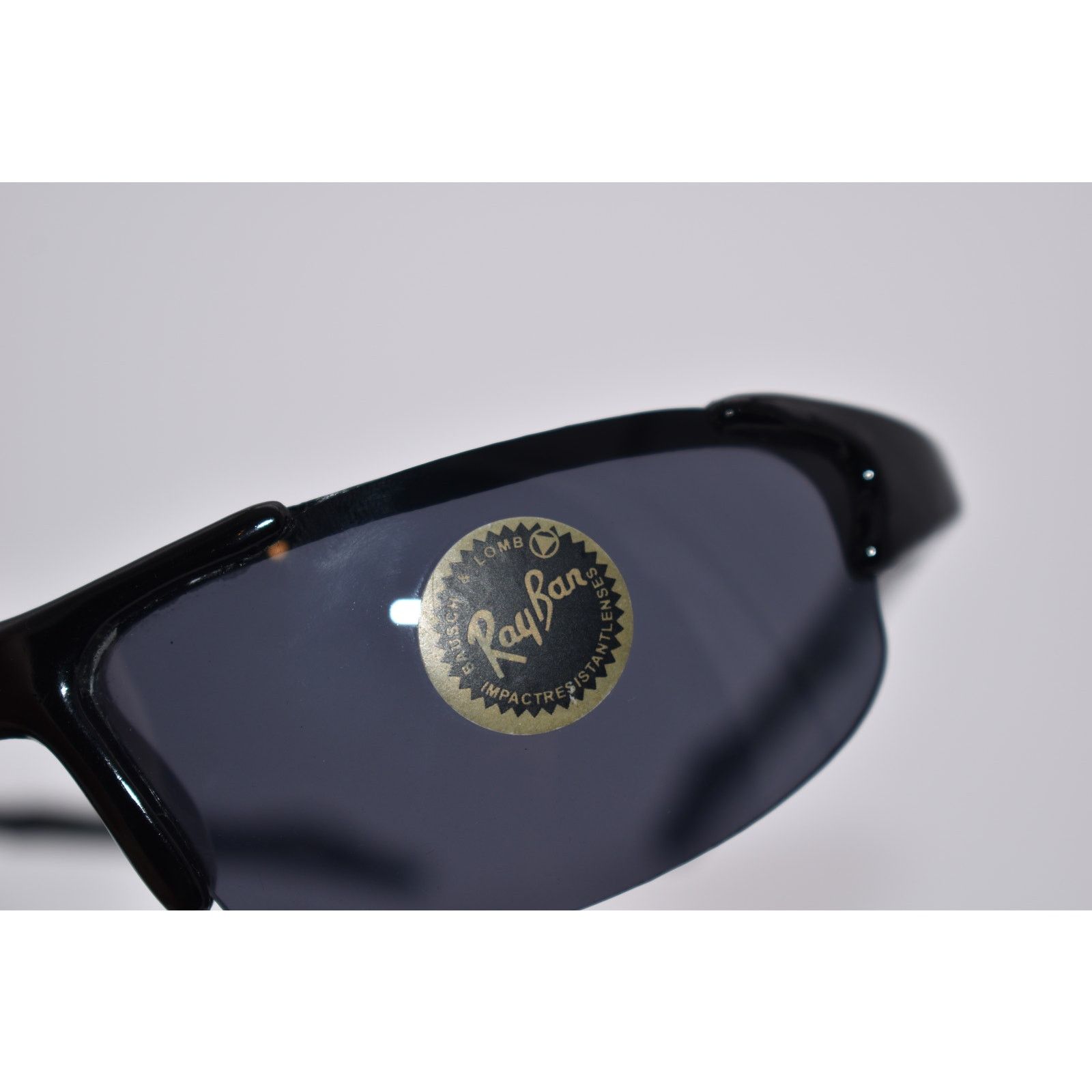 RayBan VINTAGE Ray-Ban Sport Shield Sunglasses Black Bausch & Lomb Size ONE SIZE - 6 Thumbnail