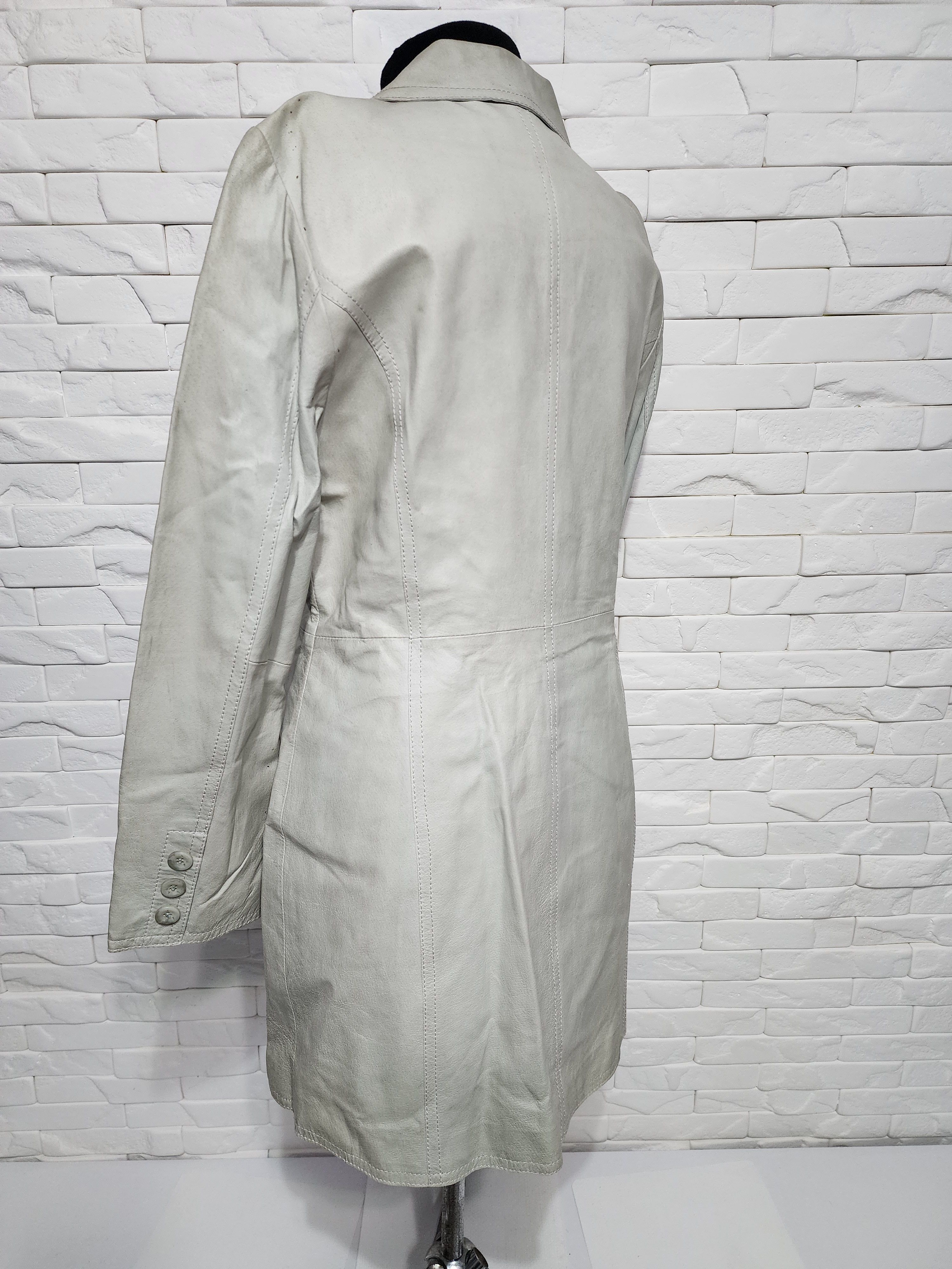 Other Stylish women's green leather jacket. Size L / US 10 / IT 46 - 6 Thumbnail