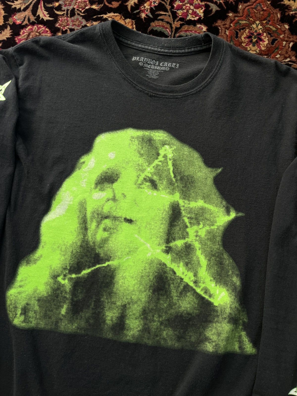 Playboi Carti Playboi Carti Anarchy Tee Neon tour Size US M / EU 48-50 / 2 - 6 Thumbnail